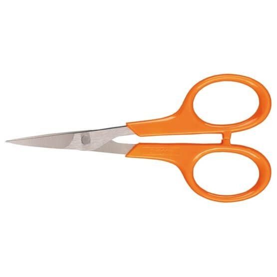 Манікюрні ножиці Fiskars Classic, 10 см, вигнуте лезо, оранжеві (1000813)