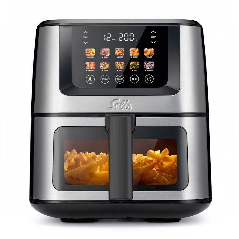 Мультипечь (аэрогриль) Solis Air Fry & Dry XL 7,5 л черная (97978)