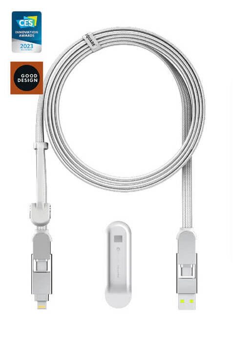Кабель Rolling Square 6in1, inCharge XL 2 м, белый (XLM02R)