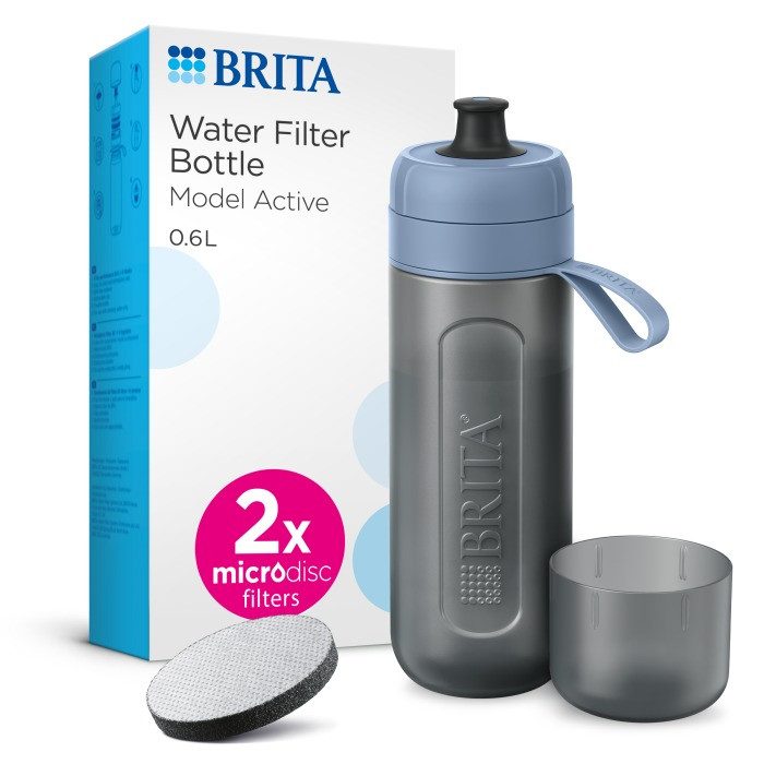 Фильтр-бутылка Brita Active 600 мл синяя (1052250)