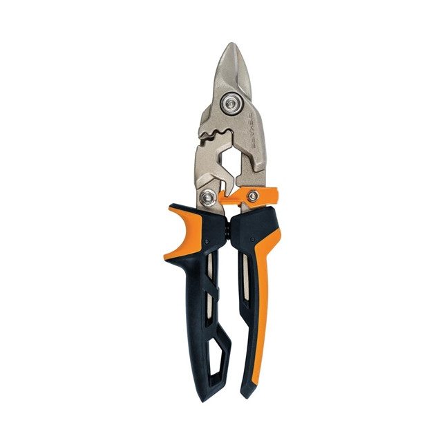 Ножницы по металлу с коротким лезвием Fiskars PowerGear (1027212)