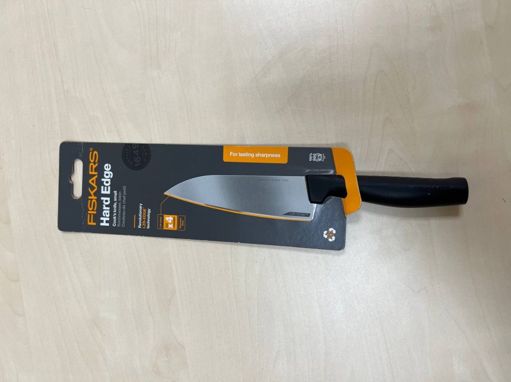 Ніж для шеф-кухаря малий Fiskars Hard Edge 13 см 1051749_U (уцінка)