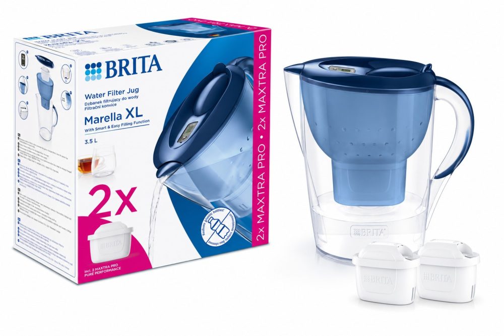 Фільтр-глечик Brita Marella XL MXpro синій + 2 картриджа (1061259)