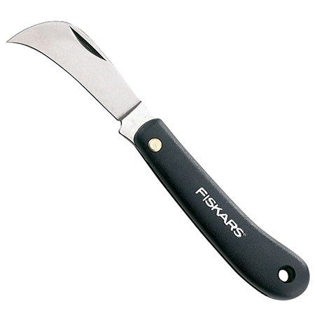 Ніж для щеплення рослин закруглений Fiskars К62 (1001623)