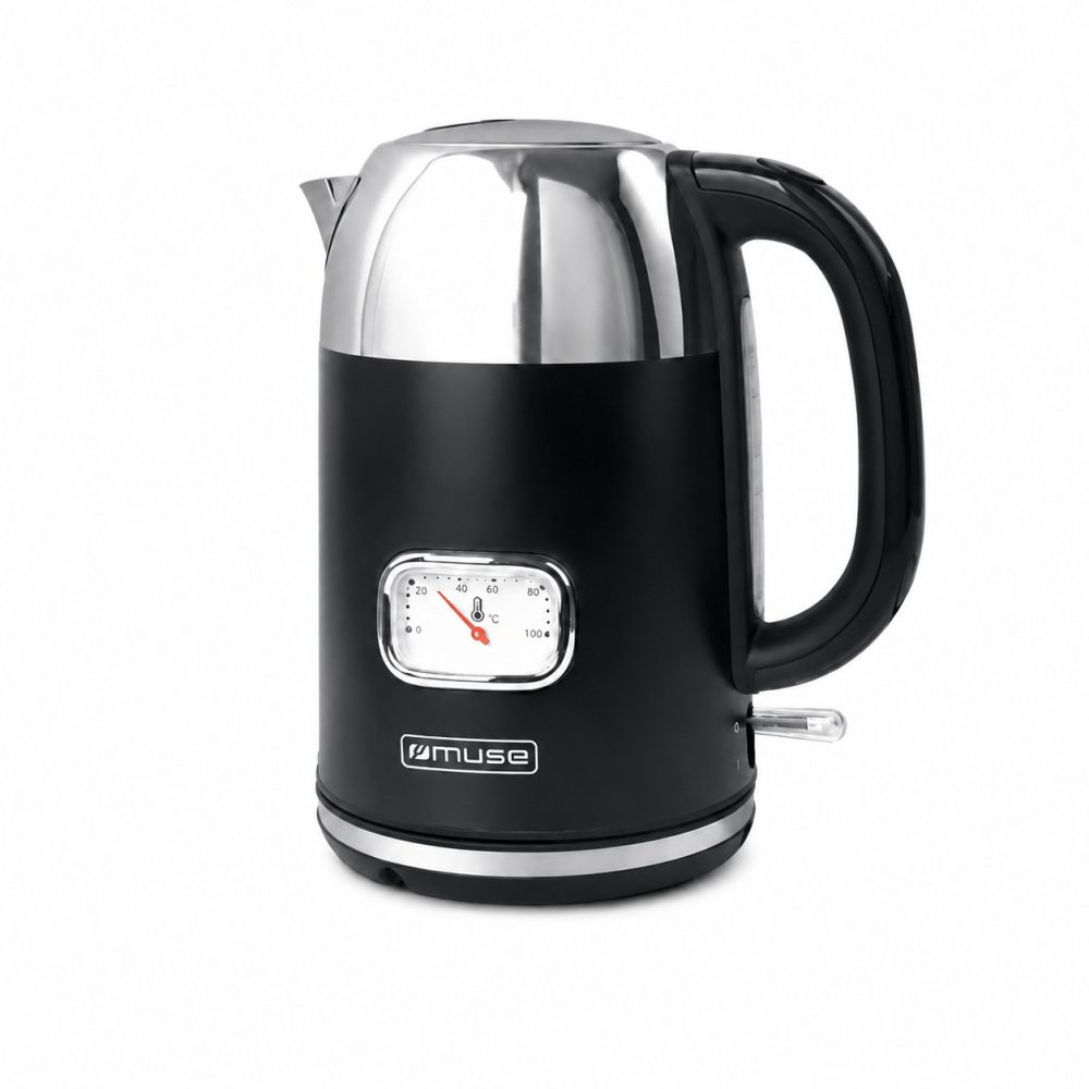 Чайник электрический Muse 1,7 л черный MS-020 BS
