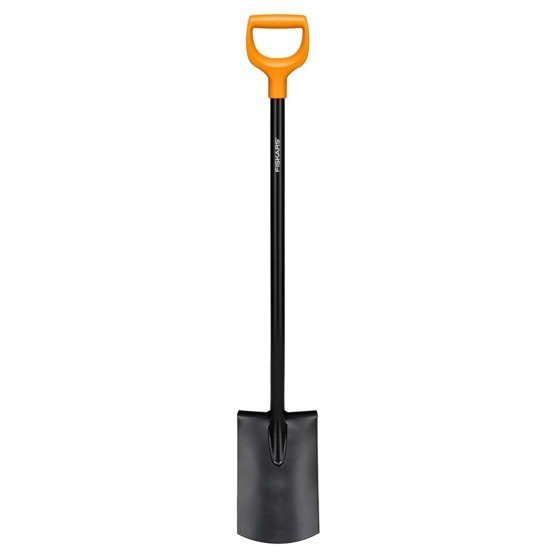 Лопата с закругленным лезвием Fiskars Solid Metal (1066717)