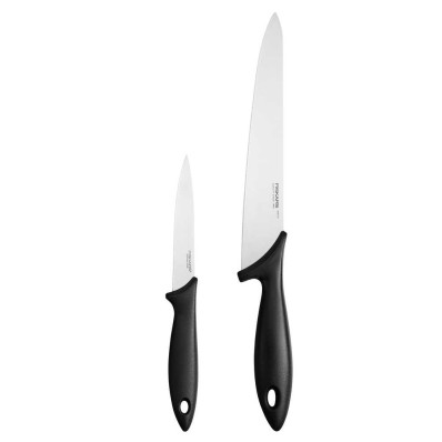 Набір ножів для шеф-кухаря Fiskars Essential, 2 од. (1065582)