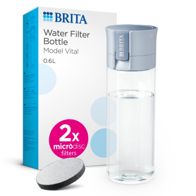 Фільтр-пляшка Brita Vital 600 мл блакитна (1052262)