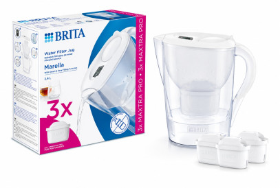 Фільтр-глечик Brita Marella MXpro білий + 3 картриджа (1052791)