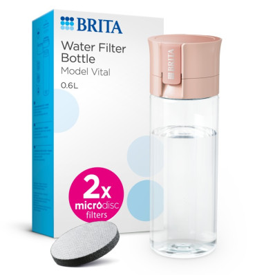 Фільтр-пляшка Brita Vital 600 мл абрикосова (1052264)