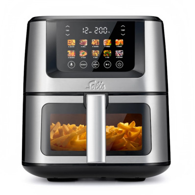 Мультипіч (аерогриль)  Solis Air Fry & Dry XL 7,5 л срібляста (97977)
