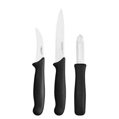 Набір ножів для чищення Fiskars Essential, 3 од.  (1065600)