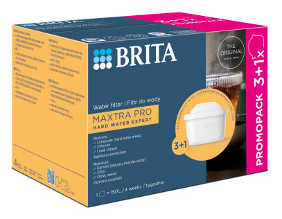 Набір картриджів Brita MXPro Hard Water Expert для жорсткої води, 3+1 шт (1051773)