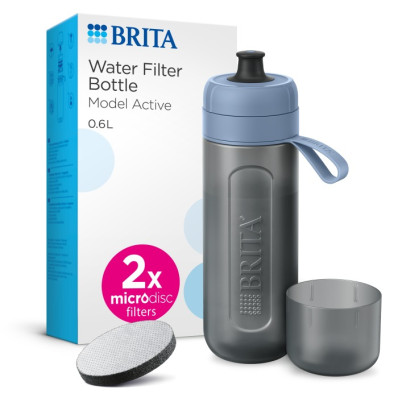 Фільтр-пляшка Brita Active 600 мл синя (1052250)