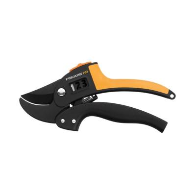 Секатор контактний з храповим механізмом Fiskars PowerStep P83 (1000575)
