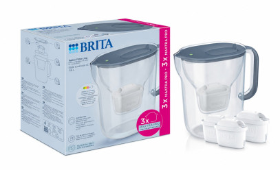 Фильтр-кувшин Brita Style Essential XL Mxpro сіро-блакитний + 3 картриджа (1059312)