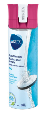 Фільтр-пляшка Brita Vital  600 мл рожева (1020102)