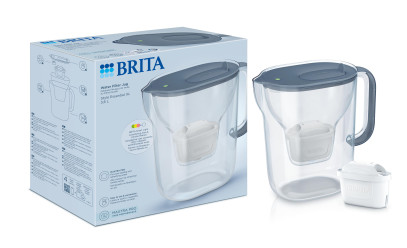 Фильтр-кувшин Brita Style Essential XL Mxpro серо-голубой (1058043)
