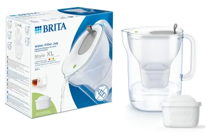 Фильтр-кувшин Brita Style XL LED Mxpro серый (1052803)