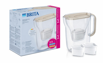 Фильтр-кувшин Brita Style Essential Mxpro песочный+ 2 картриджа (1057797)